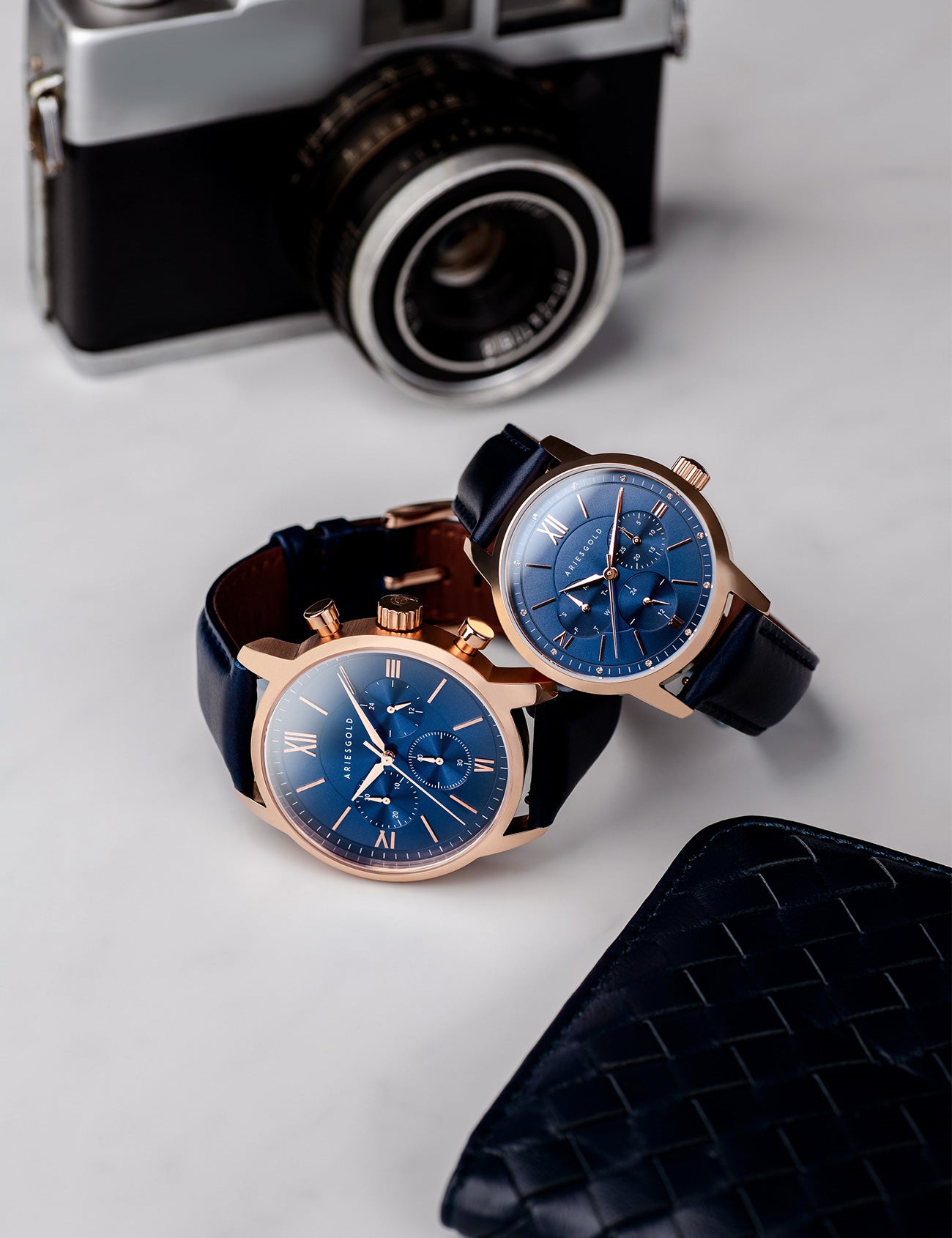 ARIES GOLD G 1027 RG-BU Erkek Kol Saati