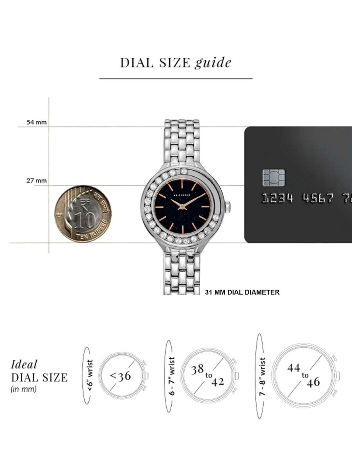 ARIES GOLD L 5041 S-BKST Kadın Kol Saati