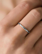 Beyaz Altın Alyans 2mm