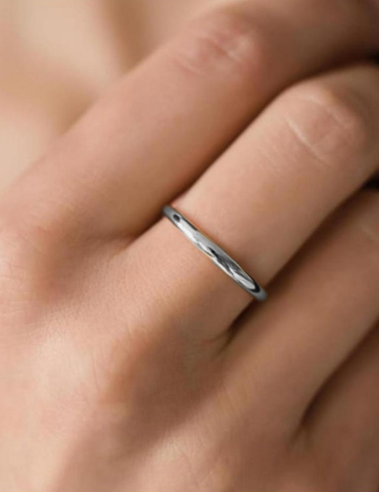 Beyaz Altın Alyans 2mm