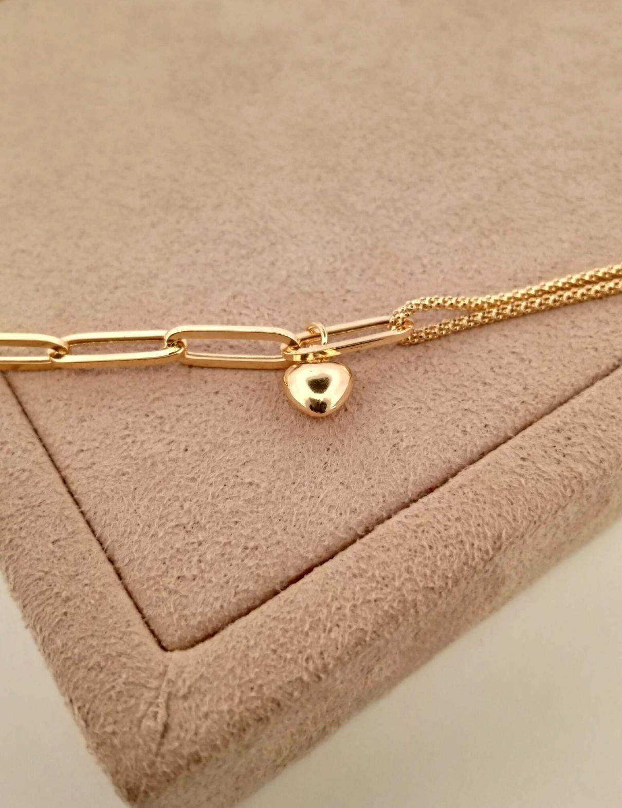 14 Ayar Kalpli Ataç Zincir Altın Bileklik Ürün ikincil görseli