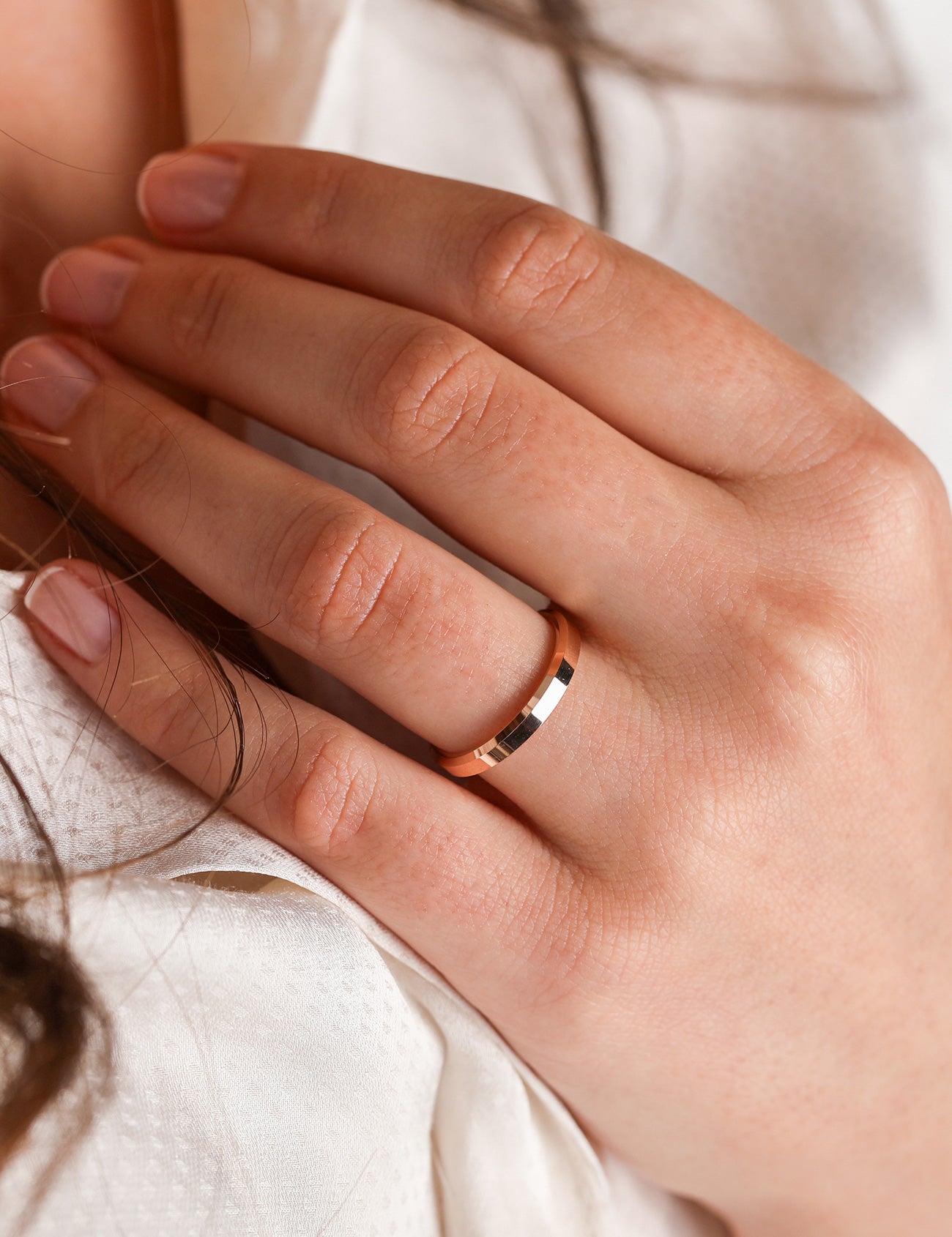 Pembe Altın Alyans 3mm