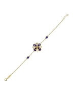 Beyaz Sedefli Mineli Altın Bileklik