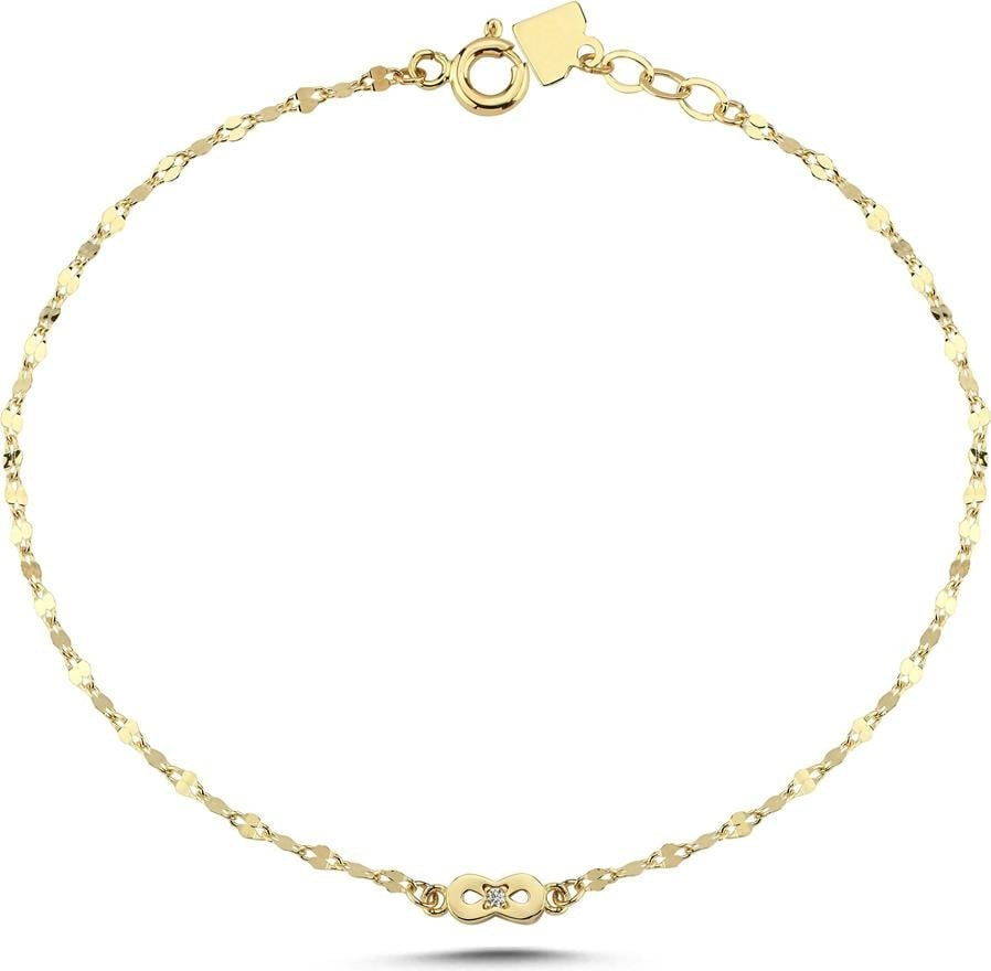 PIRLANT Sonsuzluk Boomerang Altın Bileklik