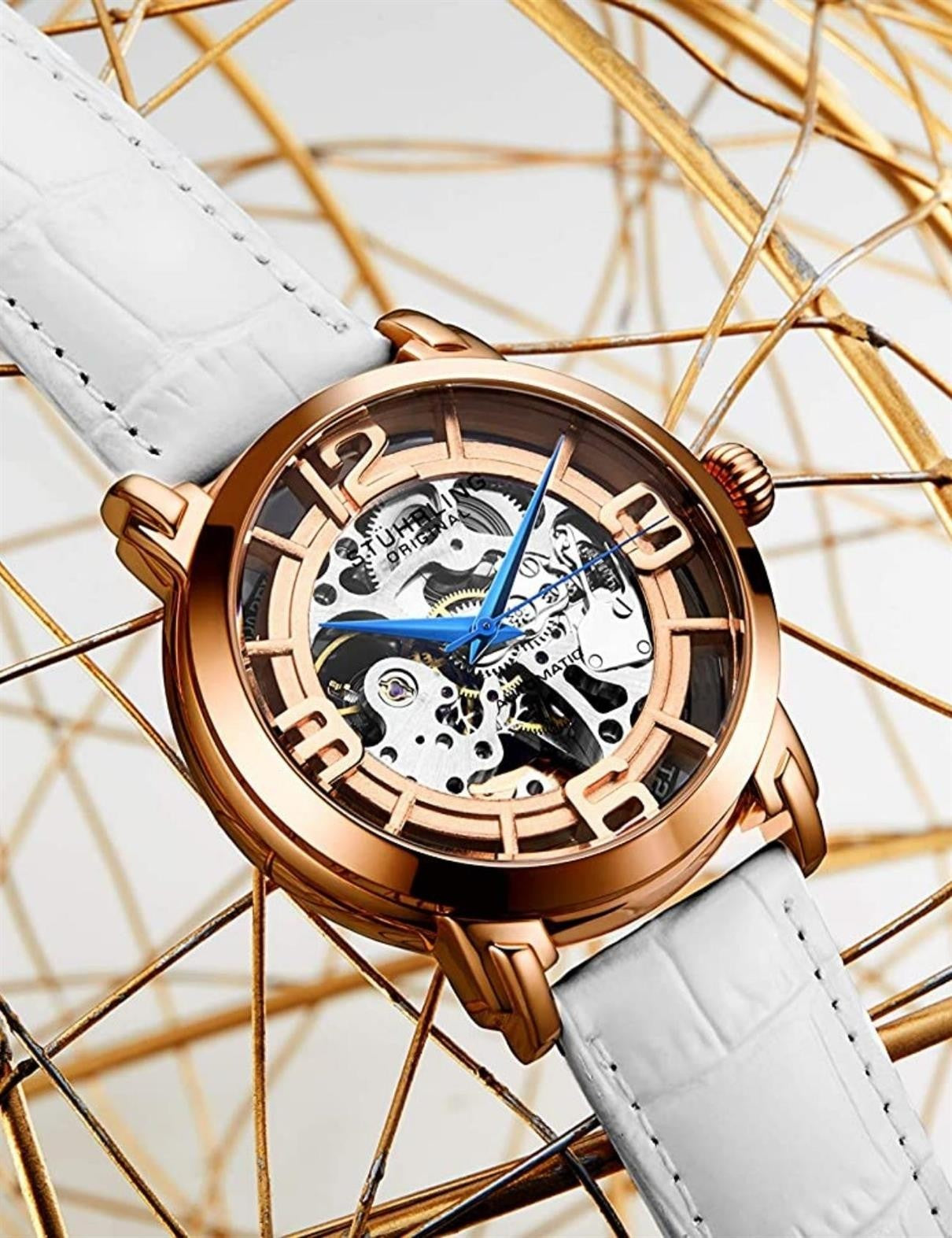 STÜHRLING Men's Automatic Skeleton