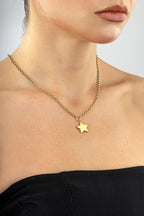 14 Ayar Yıldız Altın Kolye