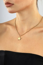 14 Ayar Yıldız Altın Kolye