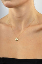 14 Ayar Taşlı Altın Kolye