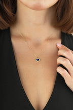 14 Ayar Kilit Desenli Altın Kolye