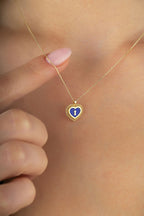 14 Ayar Kilit Desenli Altın Kolye