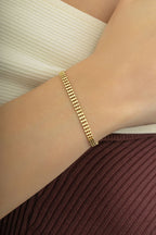 14 Ayar Nakış Altın Bileklik