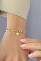 14 Ayar Sallanan Kelebek Altın Bileklik