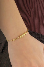 14 Ayar Altın 4 Boncuklu Bileklik