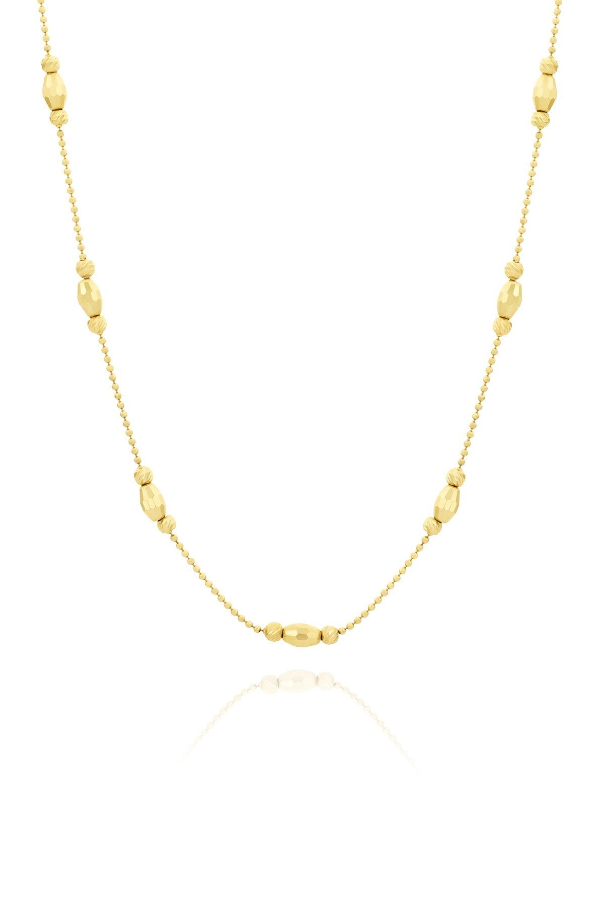 14 Ayar Boncuk Altın Kolye Ürün ana görseli