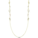 Çift Taraflı Beyaz Midye Altın Kolye