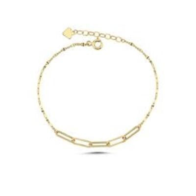 PIRLANT Boomerang Ataç Altın Bileklik