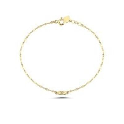 Sonsuzluk Boomerang Altın Bileklik