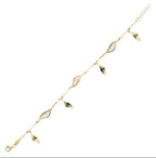 Pembe Sedefli Altın Bileklik