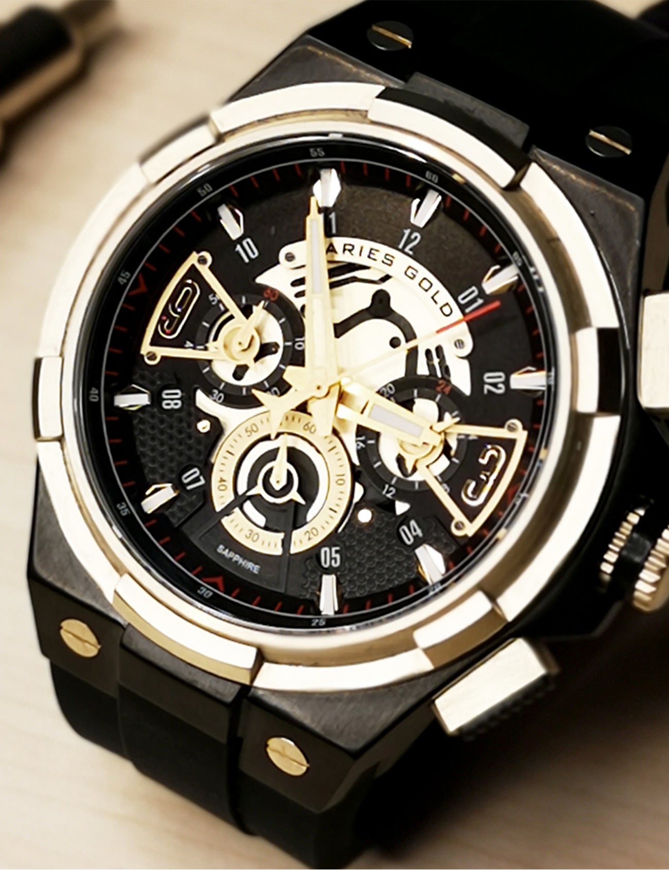 ARIES GOLD G 7016 BKG-BKG Erkek Kol Saati