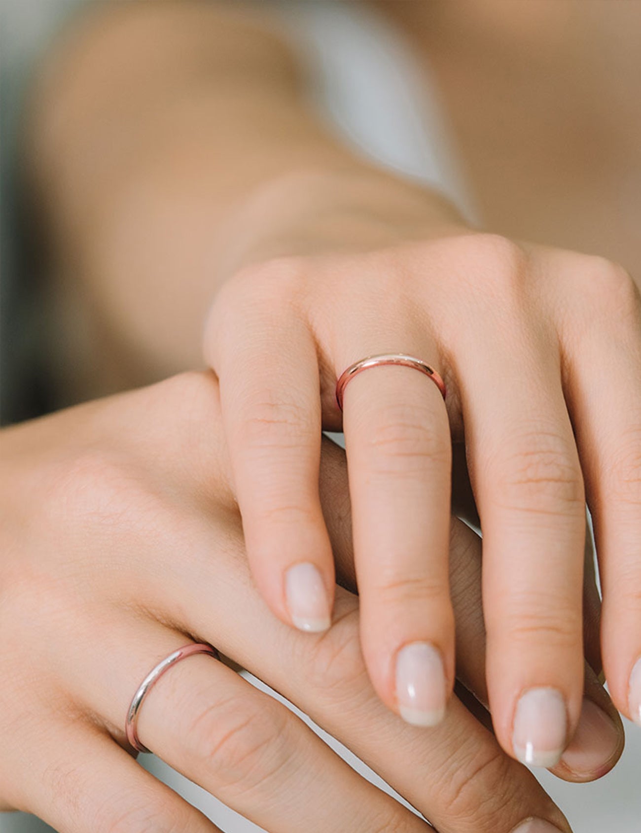 Pembe Altın Alyans 2mm